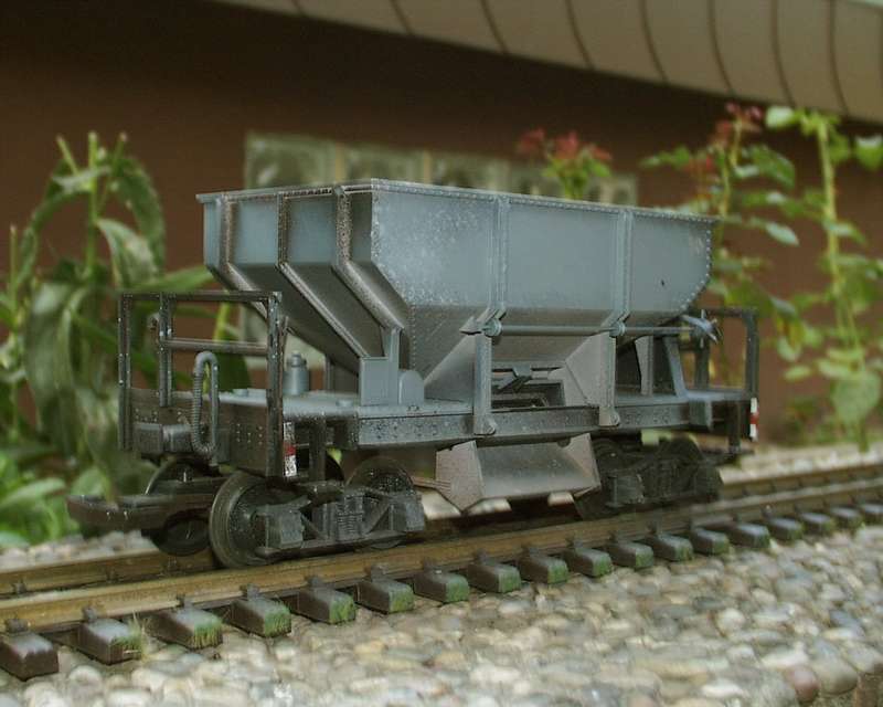 4 achsiger Schotterwagen
