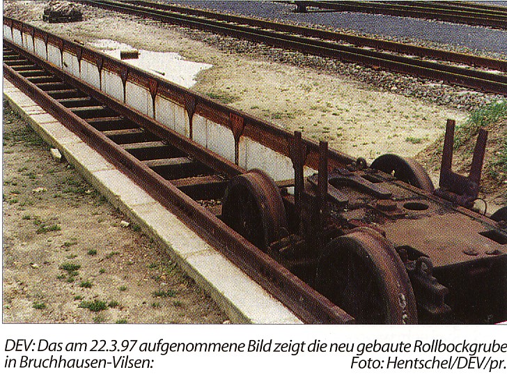 Rollbockanlage