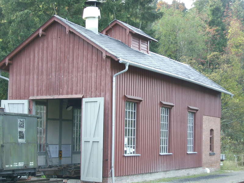 Lokschuppen in Carlsfeld
