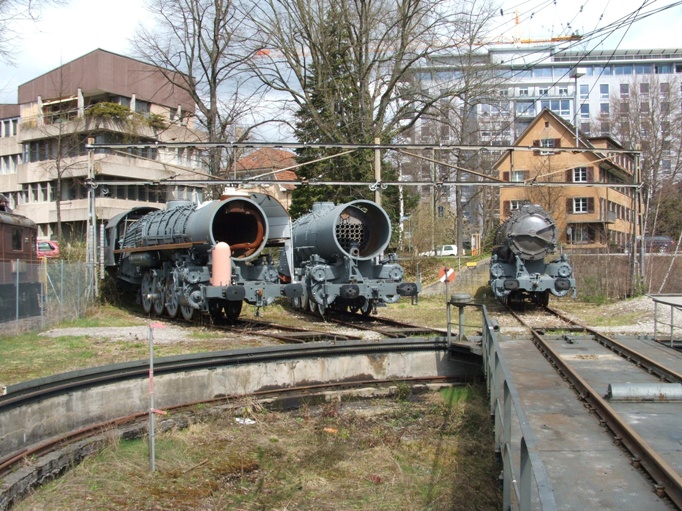 drei Mikados in Winterthur