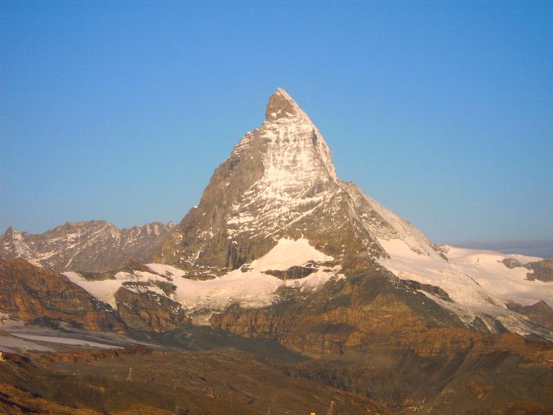 Matterhorn morgens um 8
