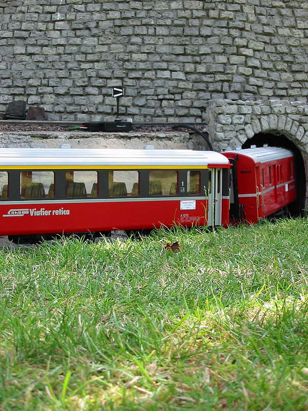 Glacier verschwindet im Tunnel