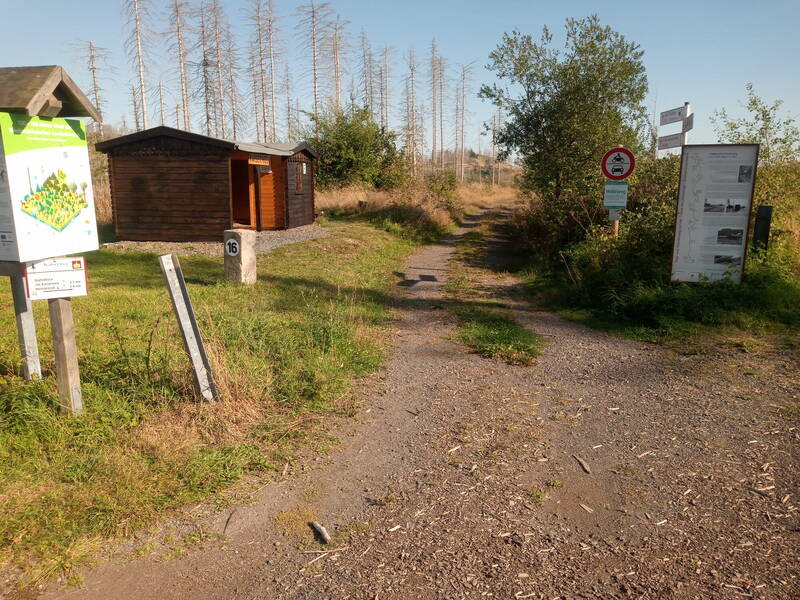 Der neue Kaiserweg - Infosäule