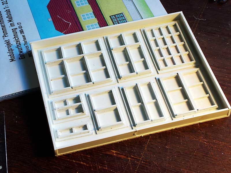Die Urmodelle im Formkasten