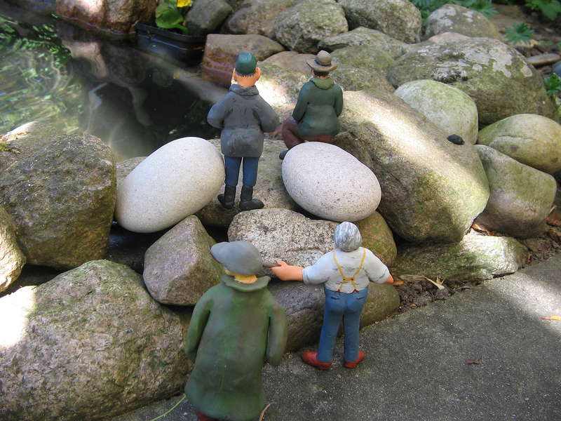Fimo Figuren Rückansicht