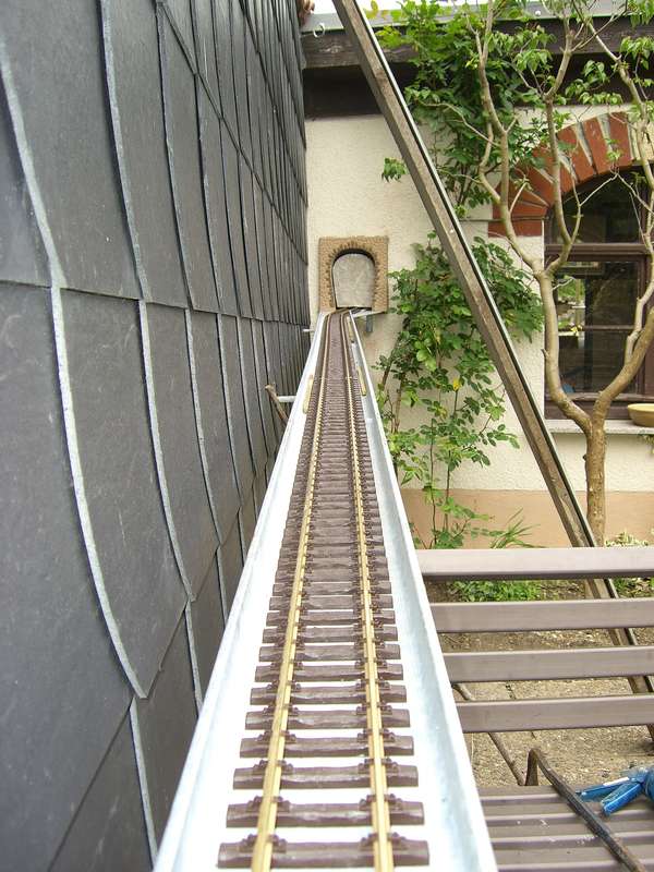 Bau einfahrt schuppen wendestelle + Abstellbahnhof