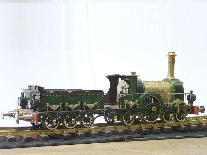 Modell der Breitspur Lokomotive