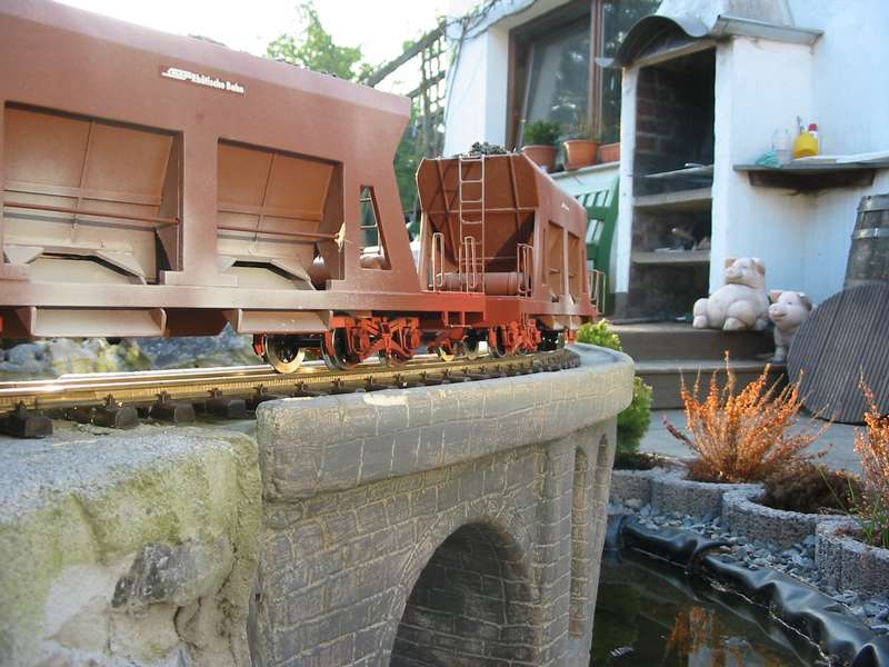 Schotterwagen im einsatz