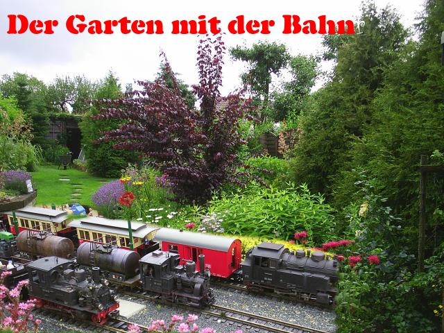 Der Garten mit der Bahn