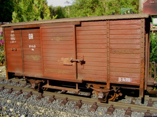 umgebauter LGB- Seefischwagen
