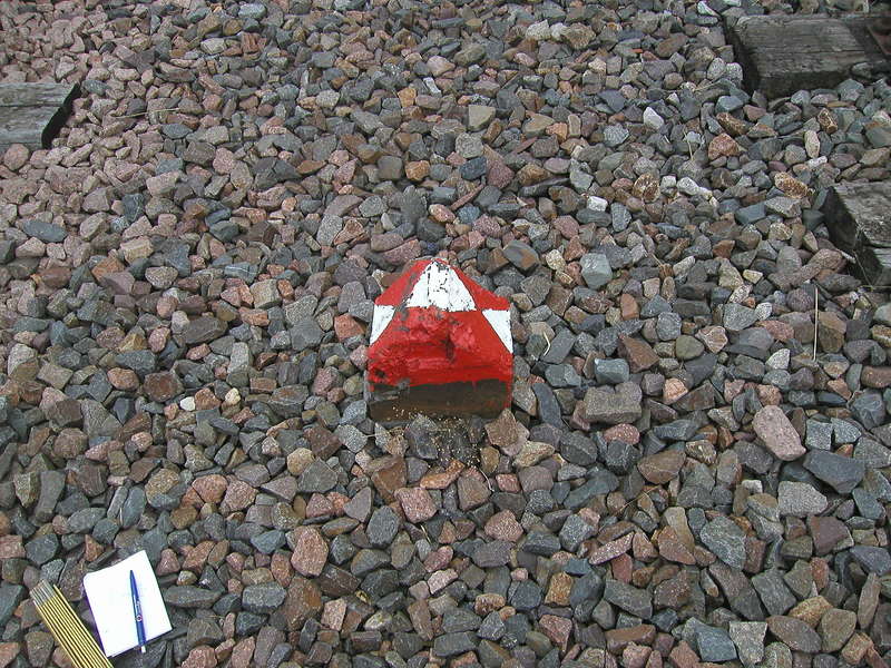 Beton Weichengrenzzeichen Siersleben