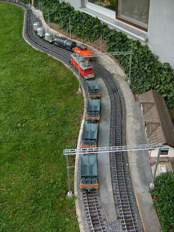 Schotterzug mit Hge 4/4 I  37