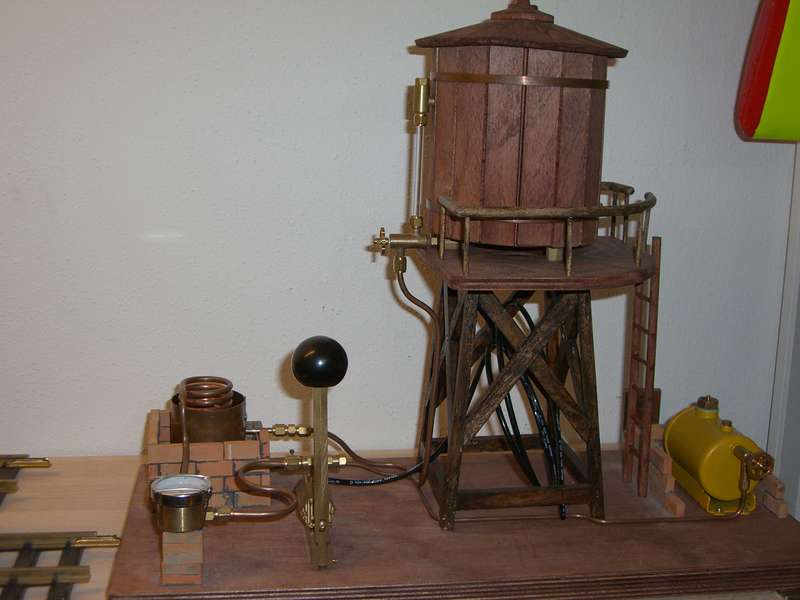 Wasserturm mit Durchlauferhitzer