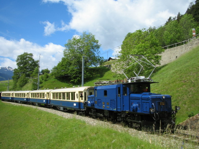 Kroki Blau um 10.45 nach Chur