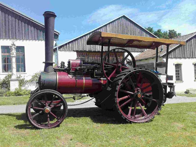 Dampftraktor Lanz