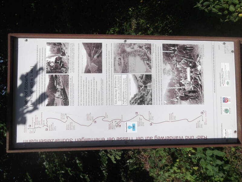 Haltepunkt Stöberhai - Infosäule