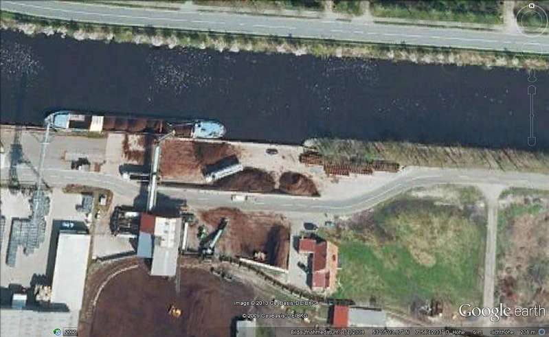 Google Earth Torfwerk Edewecht Küstenkanal