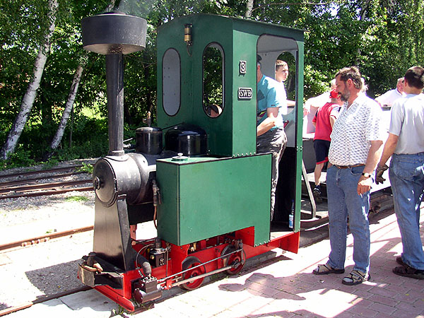 Feldbahn Glossen Dampflok