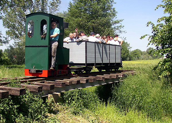 Feldbahn Glossen Döllnitzbrücke