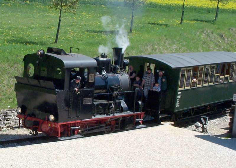 Der Zug mit WN 12 in Neresheim