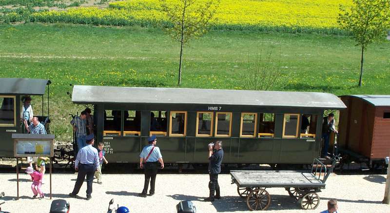 Der Zug mit WN 12 in Neresheim