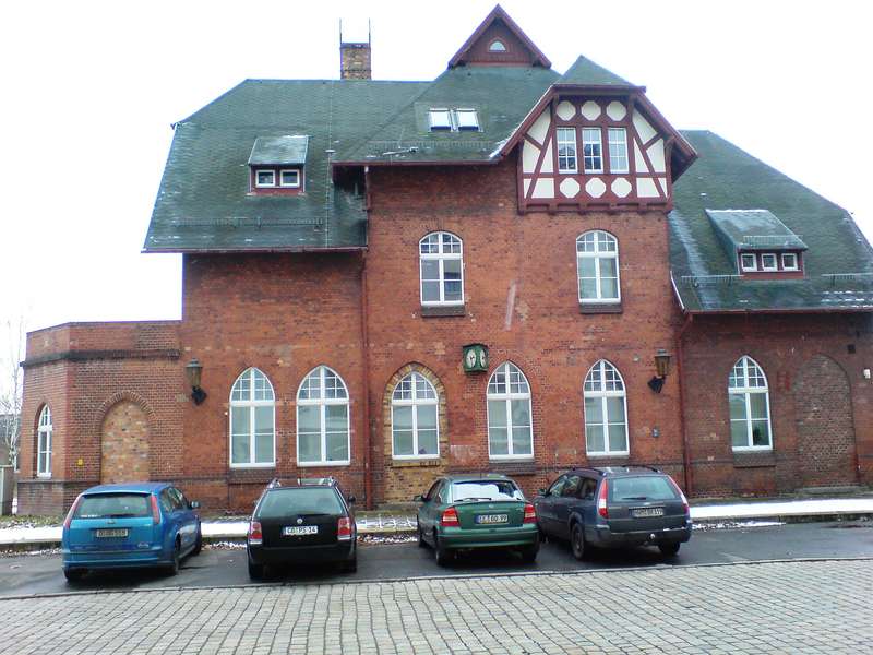 Bahnhof Cottbus im Januar 2009 - Gleisseite