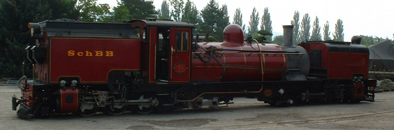 Garratt &quot;Drakensberg&quot; auf dem Bahnhofsvorplatz