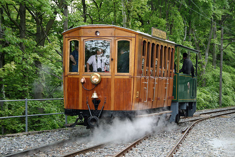 Dampf tram nach Chaulin