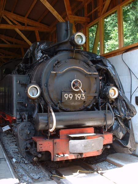 ex DB - Nr. 99 193 im Museum Chaulin