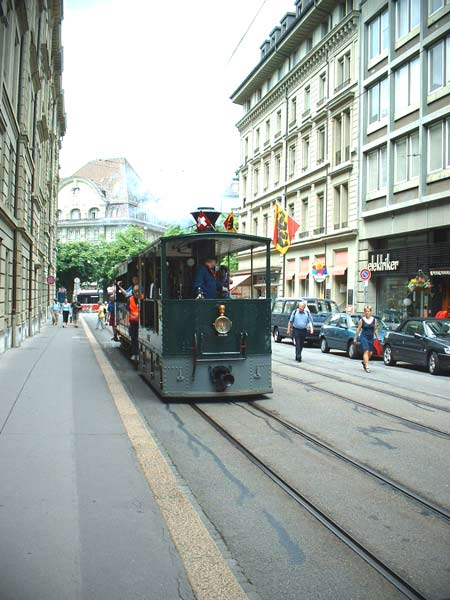 Dampftram in Bern