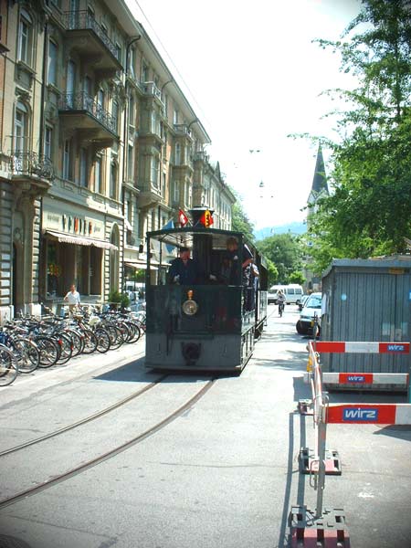 Dampftram in Bern