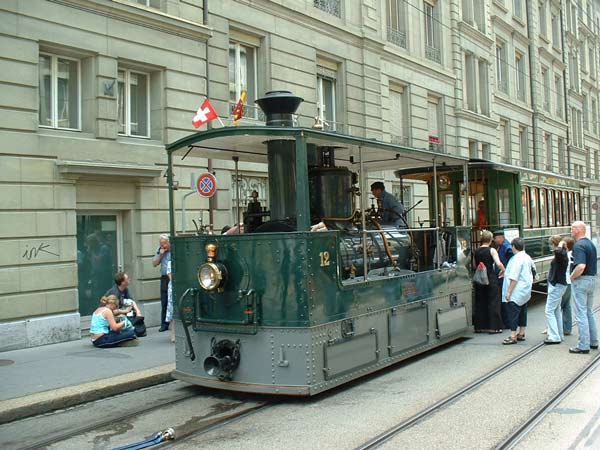 Dampftram in Bern