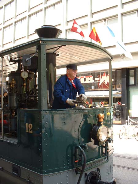 Dampftram in Bern