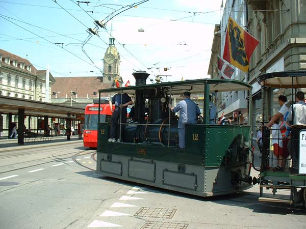 Dampftram in Bern