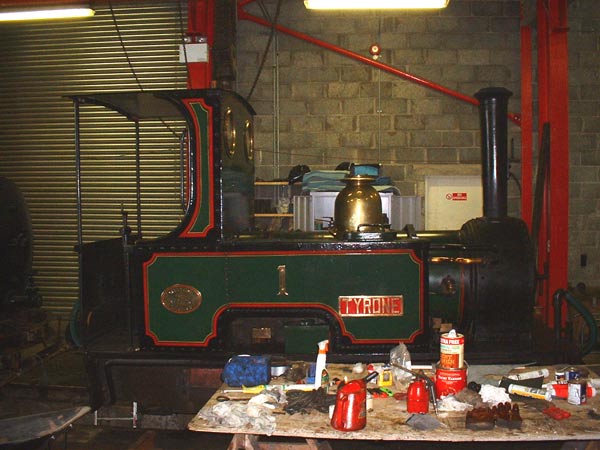 Lok Nr. 1 &quot;Tyrone&quot; Im Lokschuppen