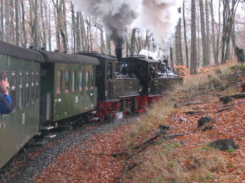 Auf dem Weg zum Brocken.