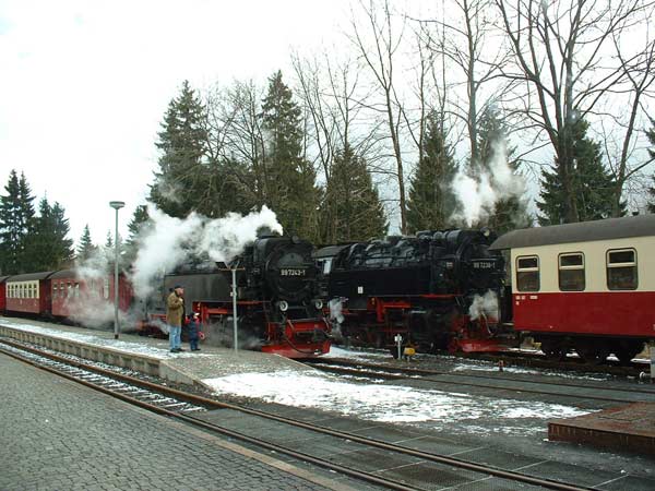 zugskreuzung in Drei Annen Hohne