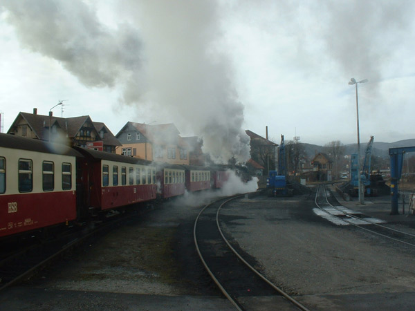 Ausfahrt aus Wernigerode