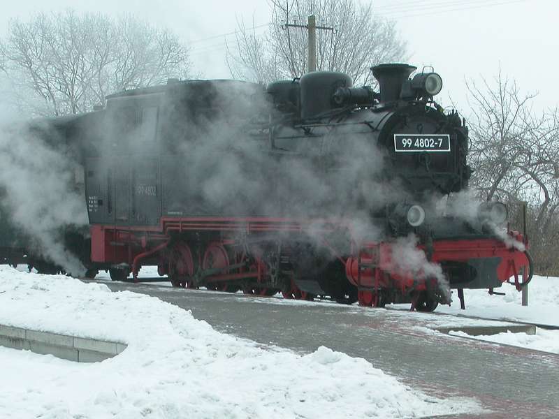 Winterdampf auf Rügen
