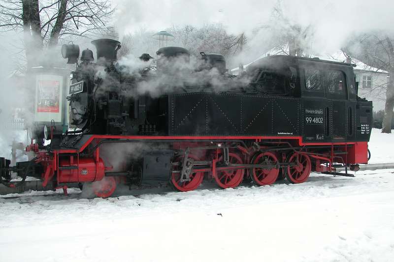 Winterdampf auf Rügen