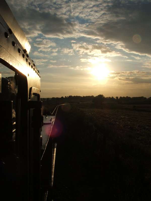 Der Sonne entgegen in den Feierabend