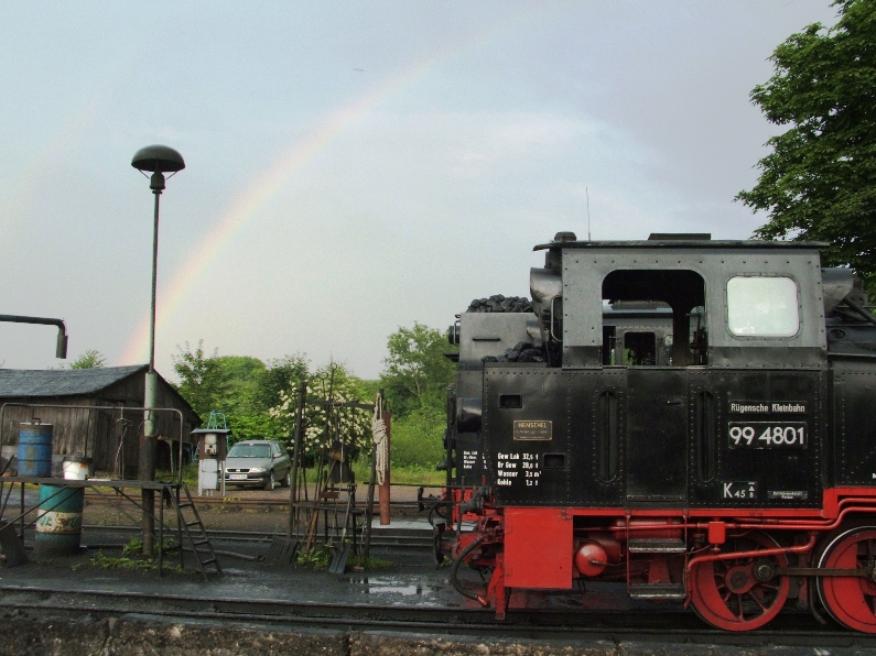 99 4801, 99 784 und Regenbogen