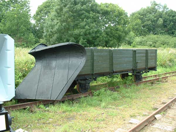 Schneepflug in Putbus