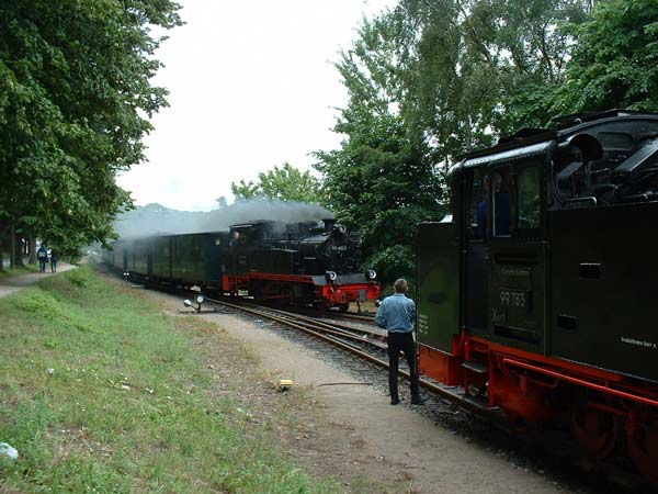 Zugkreuzung in Binz LB