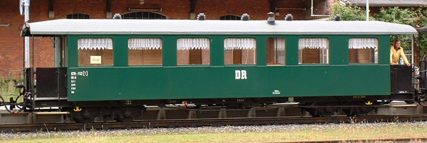 &quot;DR&quot; - Barwagen in Putbus