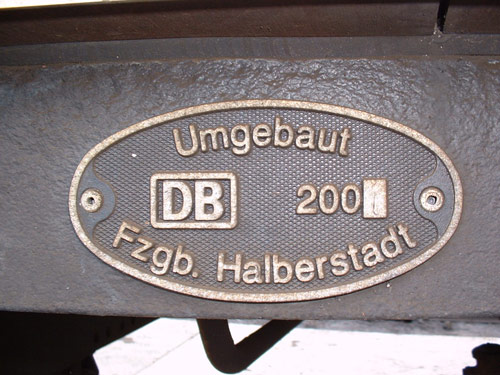 Wagenanschriften