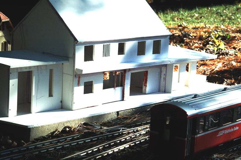Brusio Station im Rohbau