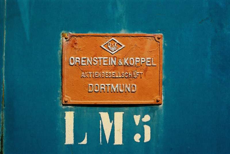 Diesellok-Fabrikschild O&amp;K