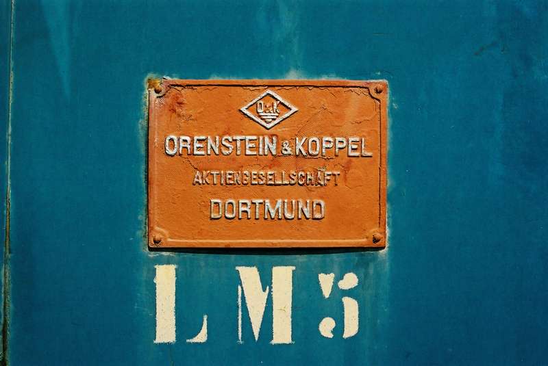 Diesellok-Fabrikschild O&amp;K
