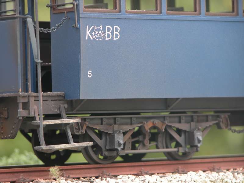 Gecomodel Drehgestell-Personenwagen